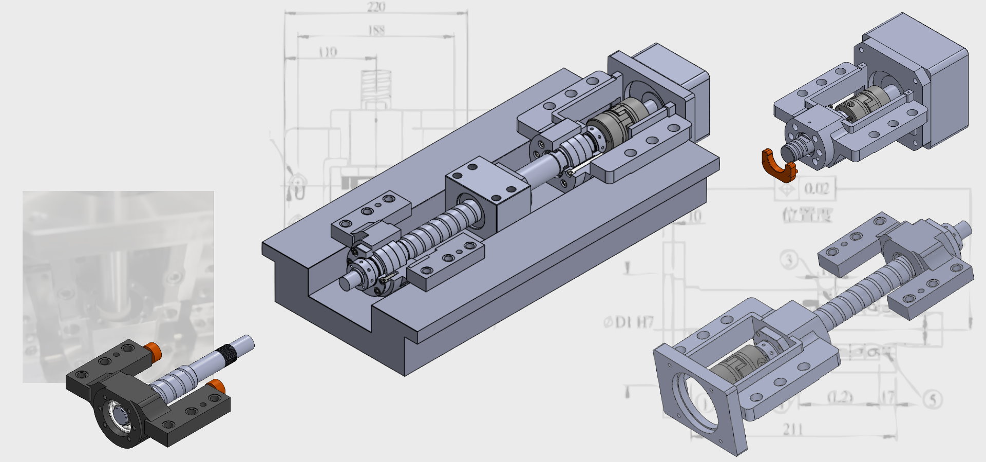 新產品 馬達傳動座 MBCK 重荷型