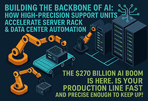 Das Rückgrat der KI aufbauen: Wie hochpräzise Stützeinheiten die Automatisierung von Server-Racks & Rechenzentren beschleunigen
