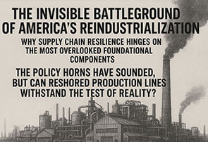 Das unsichtbare Schlachtfeld der Reindustrialisierung Amerikas: Warum die Resilienz der Lieferkette von den meist übersehenen Grundkomponenten abhängt