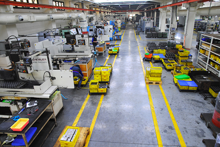 SYK high-quality production process of our major products for ball screw support units, servo motor brackets, and precision transmission components.